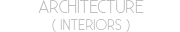 [ Architecture (Interiors) logo ]